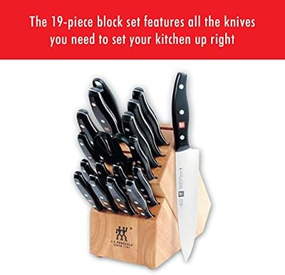 ZWILLING Twin Signature 19-pc Kitchen Knife Set with Block, Chef Knife, Professional Chef Knife Set, German K… — view 4