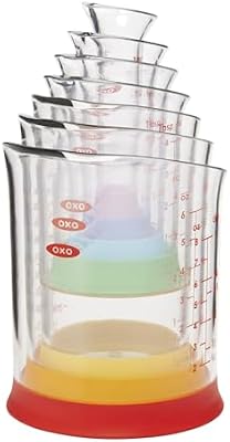 OXO Good Grips 7-Piece Nesting Measuring Beaker Set - Multicolored — view 2