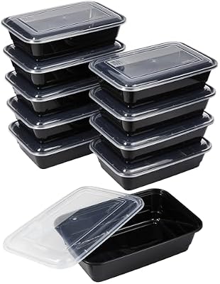 GoodCook Meal Prep Containers, Single Compartment 10-Pack — view 2