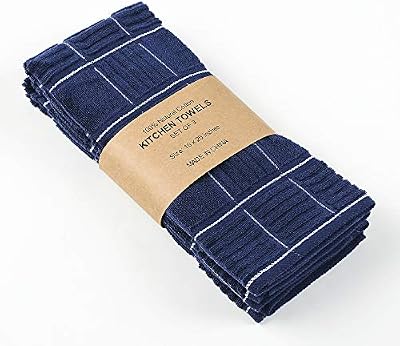 Anyi 100% Cotton Kitchen Towels, Absorbent Dish Towels with Hanging Loop, Soft Kitchen Hand Towels for Washin… — view 3