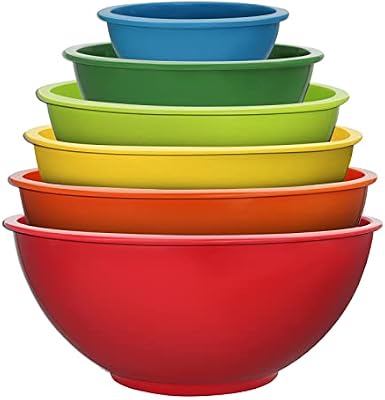 Classic Mixing Bowl Set, Microwave and Dishwasher Safe,Ideal for Baking, Prepping, Cooking and Serving Food (… — view 2