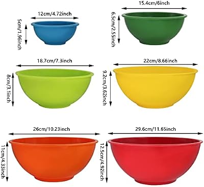 Classic Mixing Bowl Set, Microwave and Dishwasher Safe,Ideal for Baking, Prepping, Cooking and Serving Food (… — view 3