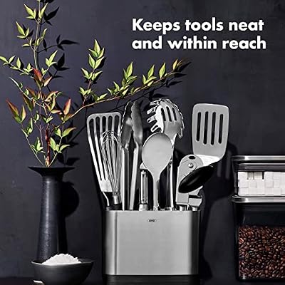 OXO Steel Piece Utensil Set, 15 PC, Stainless Steel — view 4