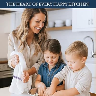 LANE LINEN Dish Towels 100% Cotton Absorbent Lint-Free 6 Pack — view 4