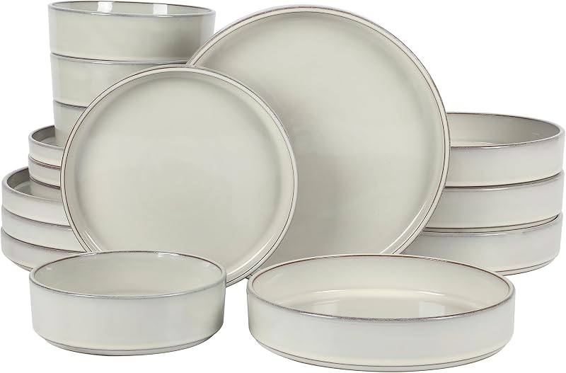 Bloomhouse - Two Time Oprah's Favorite Things Winner - Santorini Mist Double Bowl Terracotta Reactive Glaze P…