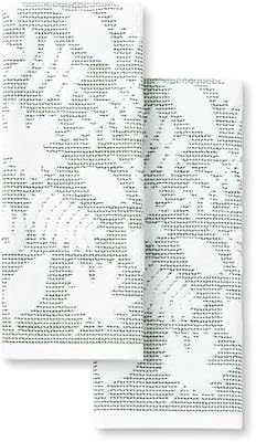 Martha Stewart Woodland Harvest Jacquard Leaves Kitchen Towel 2-Pack Set, 100% Cotton with Absorbent Honeycom… — view 2