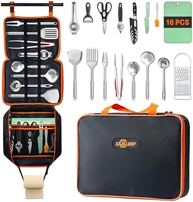 Gaialoop Camping Utensil Set, Camping Cooking Utensils & Kitchen Tools — view 2