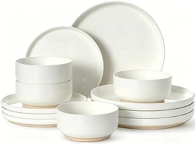Umite Chef Dinnerware Set for 4, 12 Pieces Plates and Bowls Set — view 2