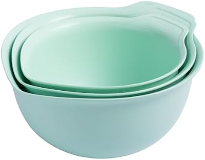 KitchenAid Universal Nesting Plastic Mixing Bowls, Set of 3, Spearmint — view 2